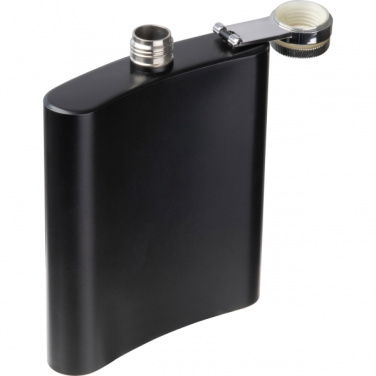 Logo trade promotional gifts image of: Stainless steel hip flask Sheffield