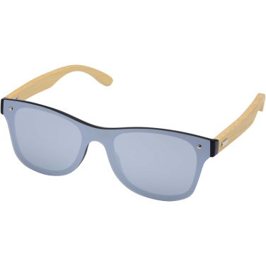 Logo trade promotional merchandise image of: Tan sunglasses with bamboo temples