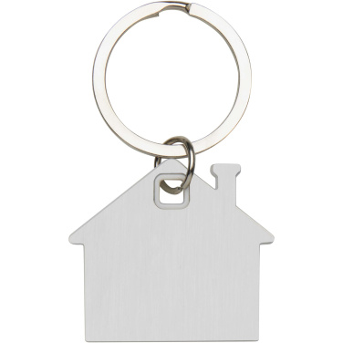 Logo trade promotional giveaways picture of: Nook house-shaped keychain