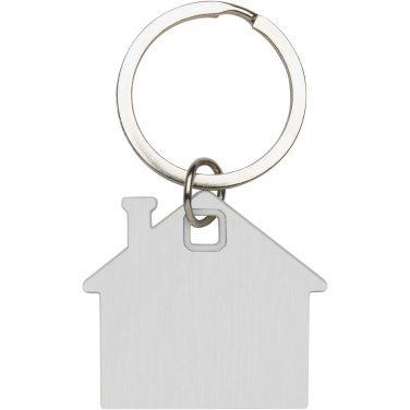 Logo trade promotional products image of: Nook house-shaped keychain