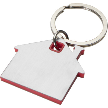 Logotrade advertising products photo of: Nook house-shaped keychain