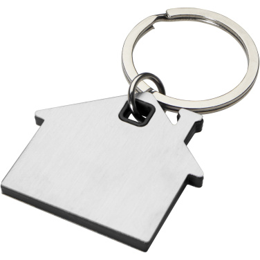 Logo trade promotional products image of: Nook house-shaped keychain