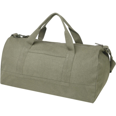 Logo trade advertising products picture of: Porter 500 g/m² Aware™ recycled duffel bag 50L