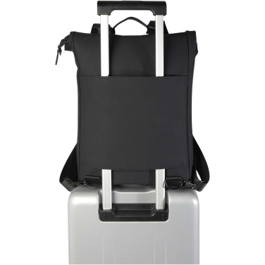 Logotrade corporate gift picture of: Turner 15.6" GRS recycled roll-top laptop backpack 12L