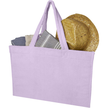 Logo trade business gift photo of: Siam GRS recycled terry beach tote bag 13L