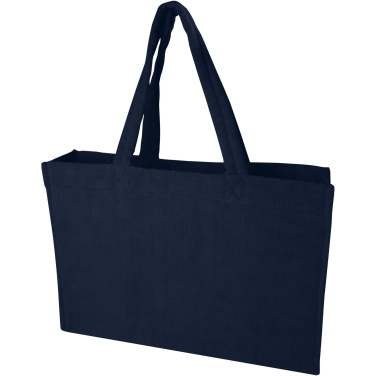 Logo trade business gifts image of: Siam GRS recycled terry beach tote bag 13L