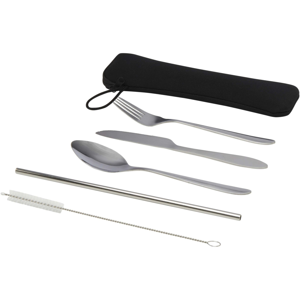 Logo trade corporate gift photo of: Sheen 5-piece stainless steel cutlery set