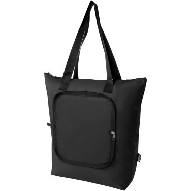 Logotrade promotional item image of: EcoFold RPET foldable tote cooler bag 15L