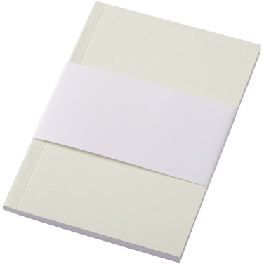 Logo trade corporate gifts image of: Novella Austen A6 recycled soft cover notebook - 50 sheets