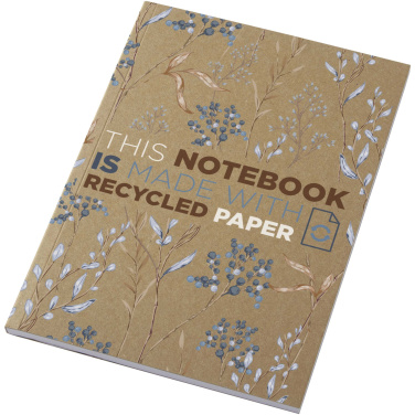 Logotrade promotional giveaway picture of: Novella Austen A5 recycled soft cover kraft notebook - 50 sheets 