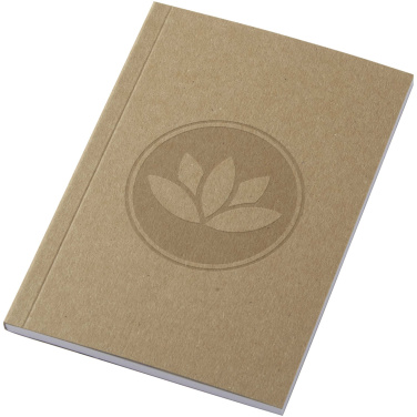 Logotrade promotional gift image of: Novella Austen A6 recycled soft cover kraft notebook - 50 sheets