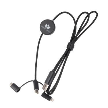Logo trade business gift photo of: Cable 4in1 with illuminated logo - LH-ZM02