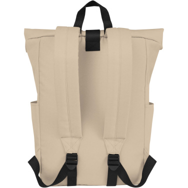 Logo trade business gift photo of: Byron 15.6" GRS RPET roll-top backpack 18L