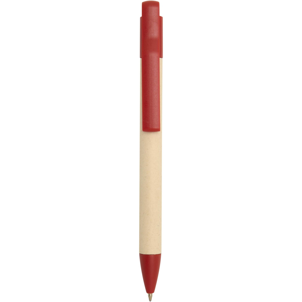 Logotrade promotional item image of: Liliana sugarcane paper ballpoint pen (blue ink)
