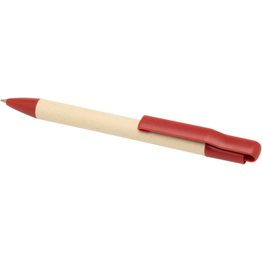 Logotrade promotional gift picture of: Liliana sugarcane paper ballpoint pen (blue ink)