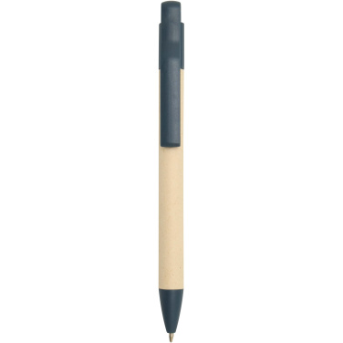 Logotrade promotional products photo of: Liliana sugarcane paper ballpoint pen (blue ink)