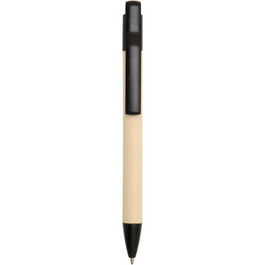 Logo trade promotional gift photo of: Liliana sugarcane paper ballpoint pen (blue ink)