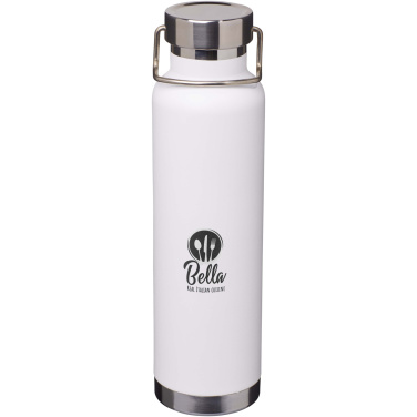 Logo trade corporate gifts image of: Thor 650 ml RCS recycled stainless steel copper vacuum insulated water bottle
