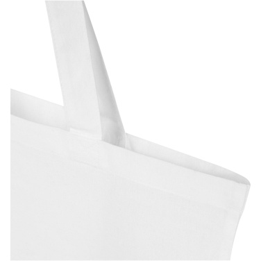 Logotrade promotional gift image of: Madras Blend 140 g/m² GRS recycled cotton tote bag 7L