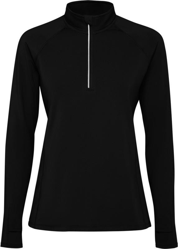 Logo trade promotional products picture of: Estambul long sleeve women's half zip sweatshirt