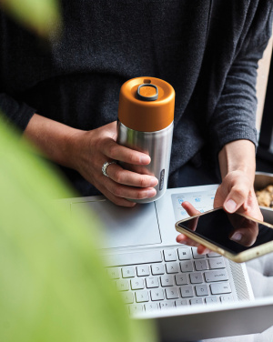 Logo trade promotional gifts image of: Black+Blum Insulated Leakproof Travel Cup Stainless Steel