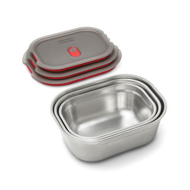 Logotrade corporate gift image of: Black+Blum Mealprep Box 3pcs Set Small, Medium, Large