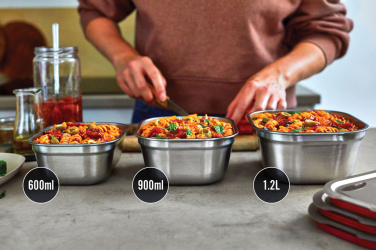 Logo trade business gifts image of: Black+Blum Mealprep Box 3pcs Set Small, Medium, Large