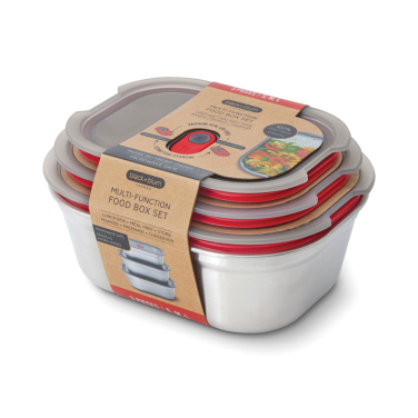 Logotrade promotional item picture of: Black+Blum Mealprep Box 3pcs Set Small, Medium, Large