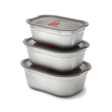 Logotrade promotional merchandise picture of: Black+Blum Mealprep Box 3pcs Set Small, Medium, Large