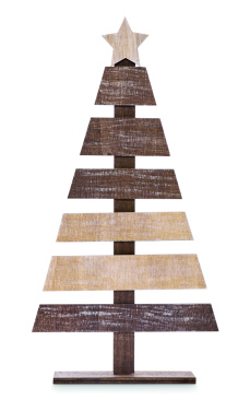 Logo trade promotional items image of: Wooden Christmas tree