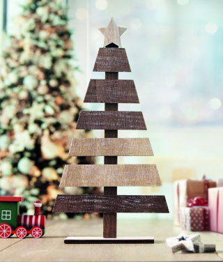 Logo trade promotional products picture of: Wooden Christmas tree