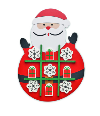 Logotrade advertising product picture of: Christmas wooden tic tac toe
