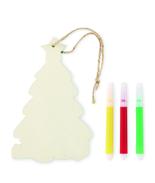 Logo trade corporate gift photo of: Christmas tree ornament