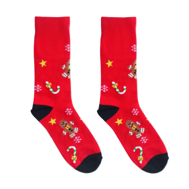 Logotrade promotional products photo of: Pair of Christmas socks M