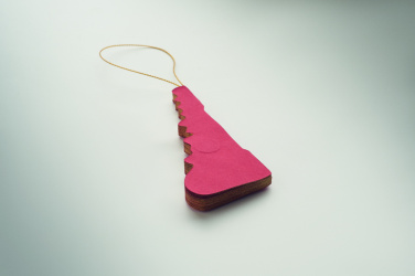 Logo trade promotional merchandise photo of: Christmas paper tree hanger