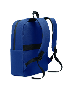 Logotrade promotional gift image of: Slim 15 inch laptop backpack made of 600D RPET polyester with a 210D lining and customizable printing