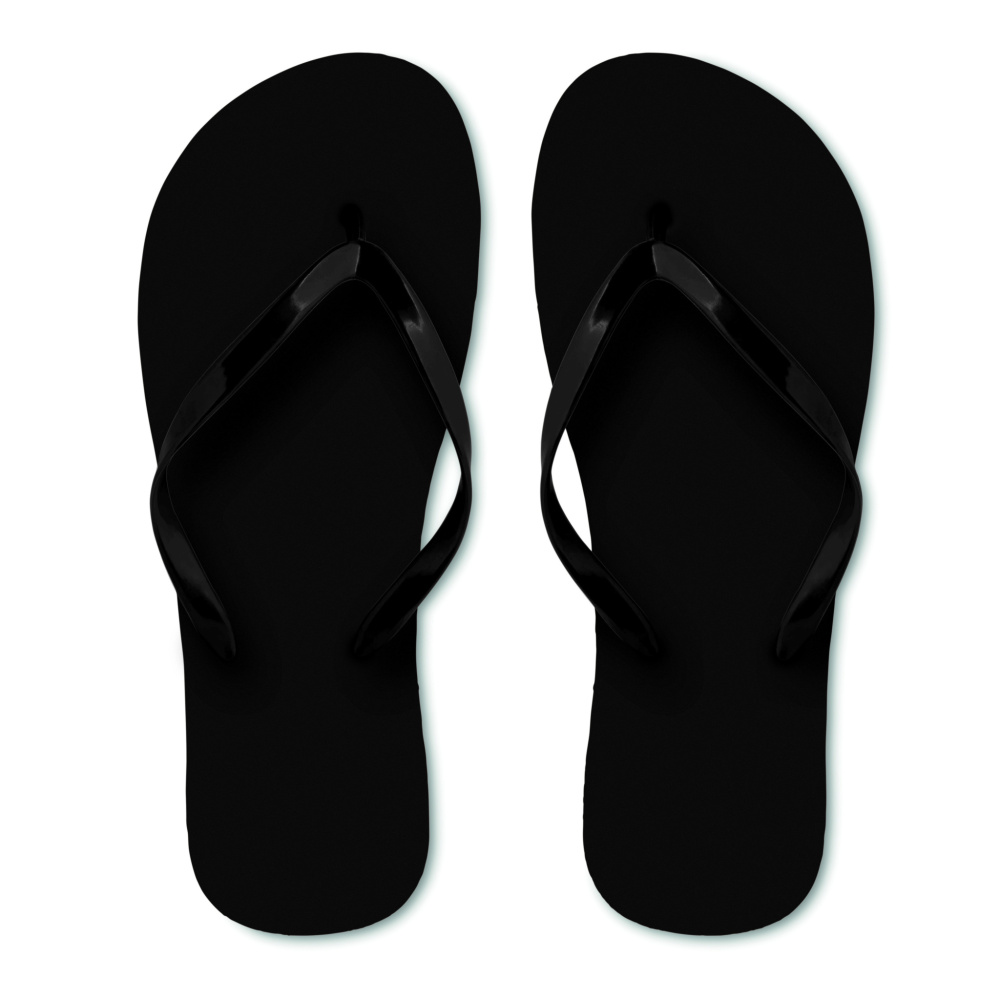 Logo trade promotional products image of: EVA beach slippers L