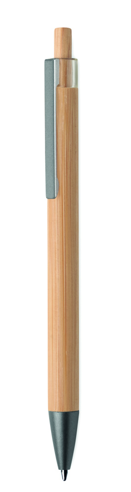 Logotrade advertising product image of: Push button bamboo pen