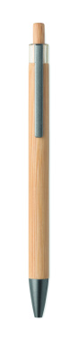 Logotrade business gift image of: Push button bamboo pen