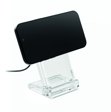 Logotrade promotional products photo of: Acrylic wireless charger 15W