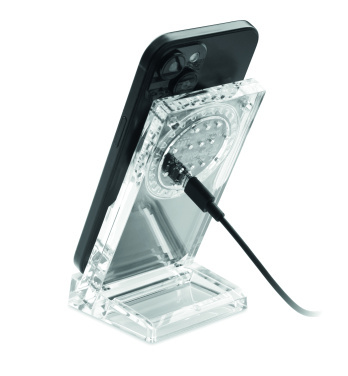 Logotrade promotional giveaway image of: Acrylic wireless charger 15W