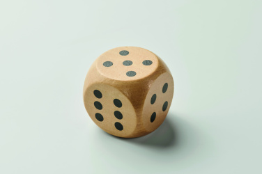 Logotrade advertising product image of: Schima wooden dice 5cm dia