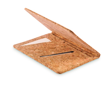 Logo trade promotional products image of: Cork passport holder