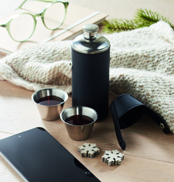 Logotrade business gifts photo of: Hip flask with shot cups