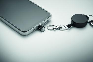 Logo trade business gift photo of: Retractable phone holder