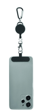 Logo trade business gifts image of: Retractable phone holder