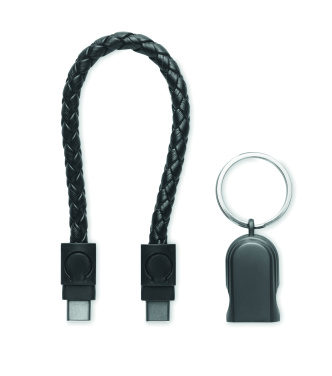 Logotrade corporate gift image of: Key ring loop cable type-C