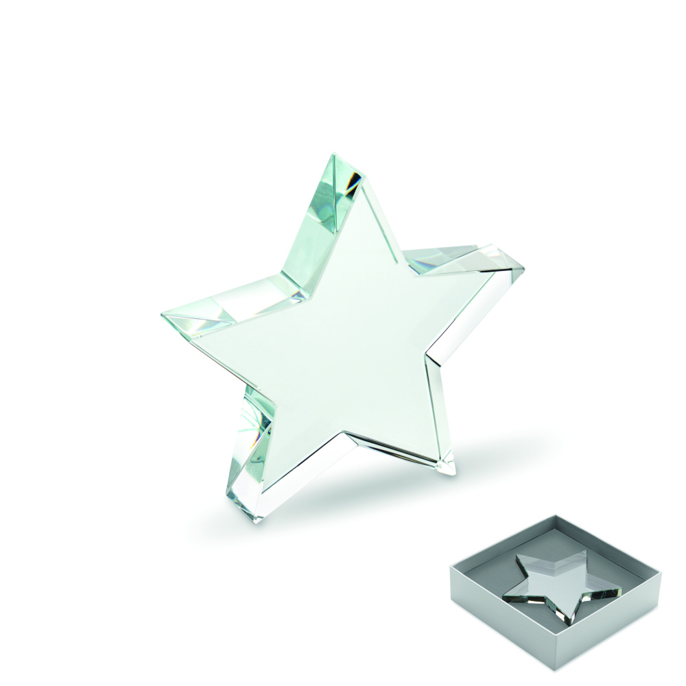 Logotrade promotional giveaway picture of: Glass star award