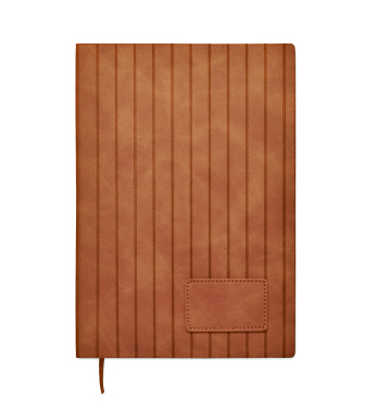 Logo trade advertising products image of: A5 notebook in smokey PU