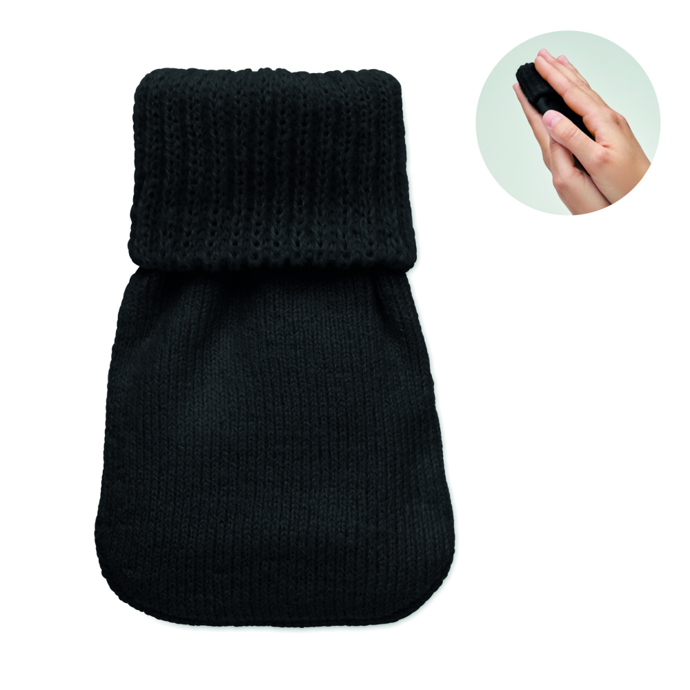 Logo trade promotional items picture of: Hand warmer knitted polyester